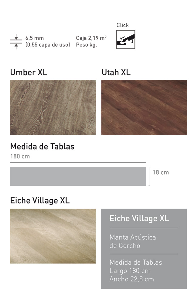 Pisos Vinílicos Tabla XL