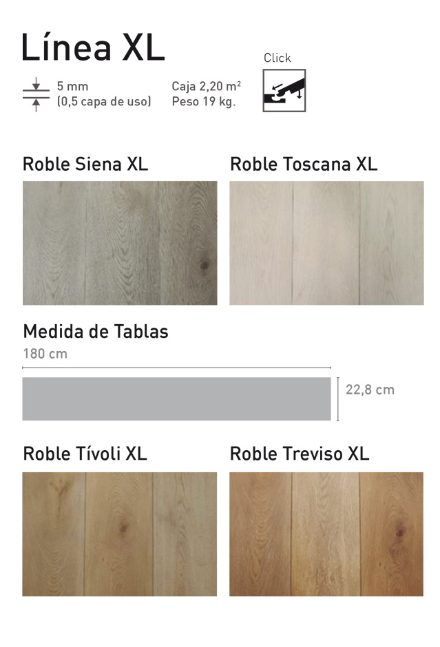 Pisos Vinílicos Tabla Extra Grande