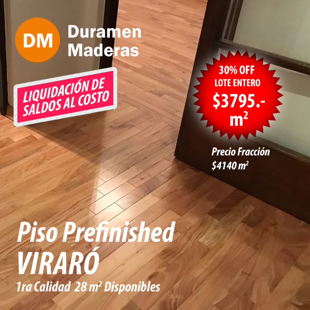 Pisos Prefinished Viraró Piso de Madera
